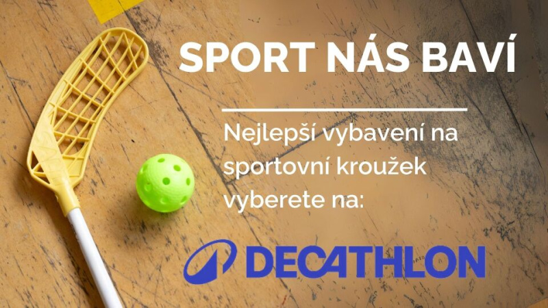 Sport nás baví a s výbavou od Decathlonu o to víc